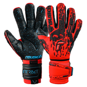 Reusch Attrakt Freegel Fusion Ortho-Tec Goaliator Goalkeeper Gloves - Bright Red-Black (Pair)