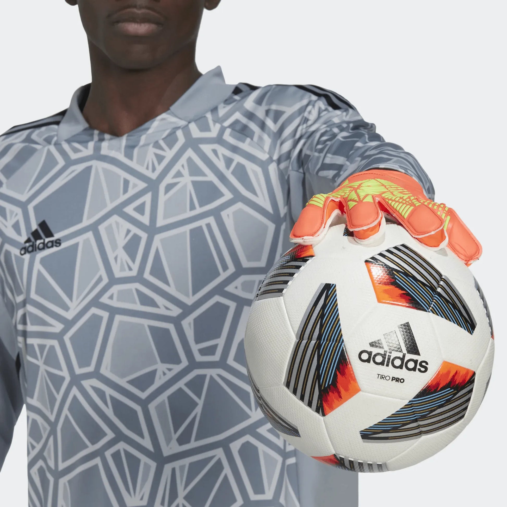 adidas Predator GL Goalkeeper Training Gloves - Solar Red-Solar Green (Model 2)