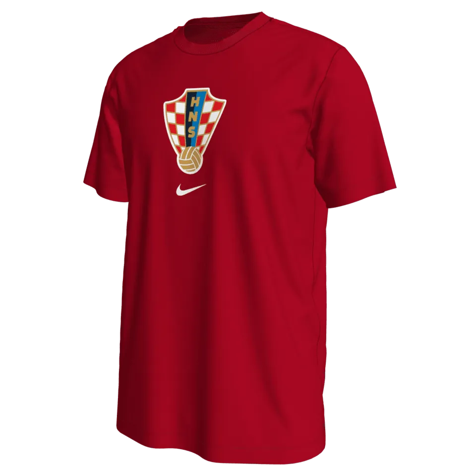 Nike 2022-23 Croatia Crest Tee University Red (Front)