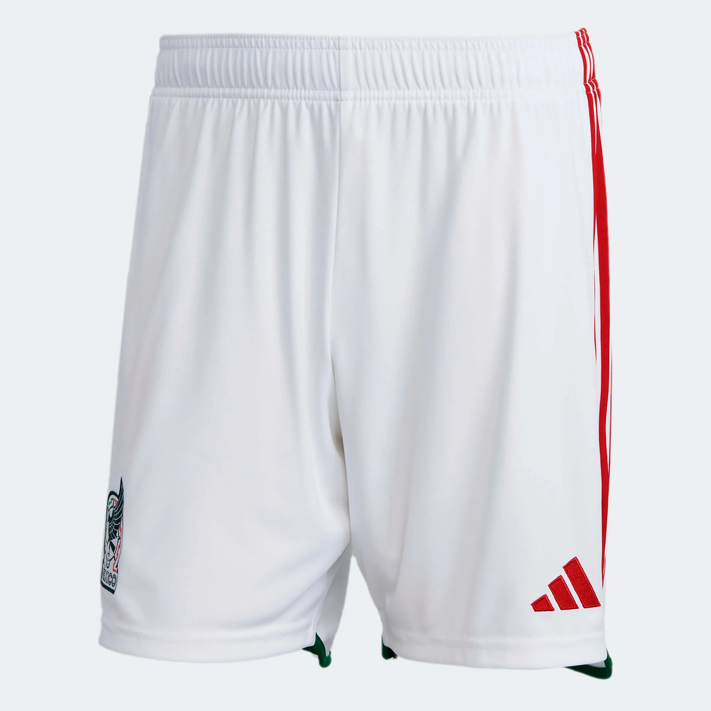 adidas 2022-23 Mexico Home Short White-Red (Front)