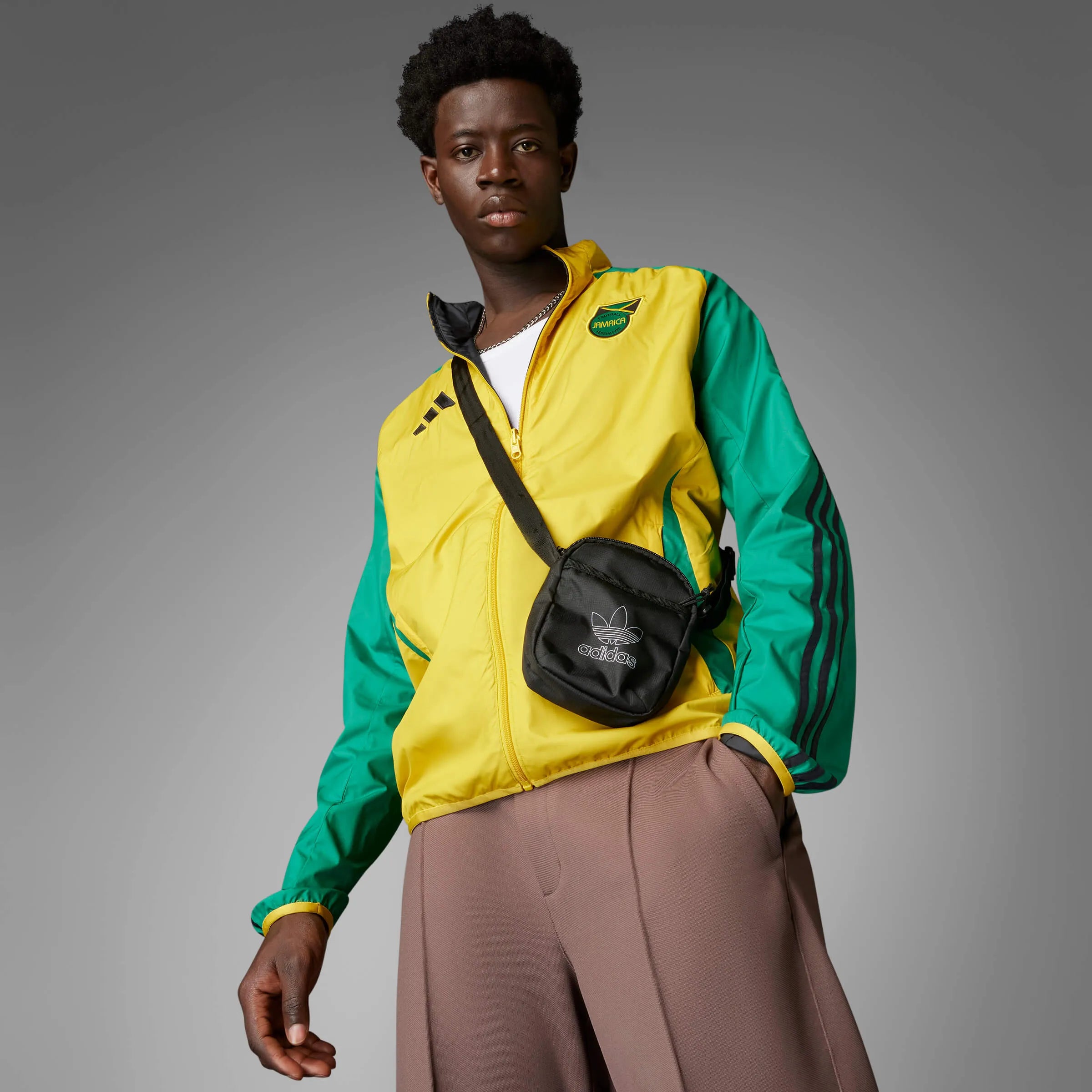 adidas 2024-25 Jamaica Men's Anthem Jacket (Model - Front)