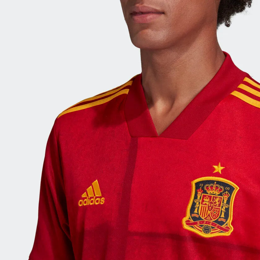 adidas 2020-21 Spain Home Jersey - Red-Yellow