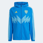 adidas 2023 Boca Juniors Graphic Windbreaker - Blue-Light Blue (Front)