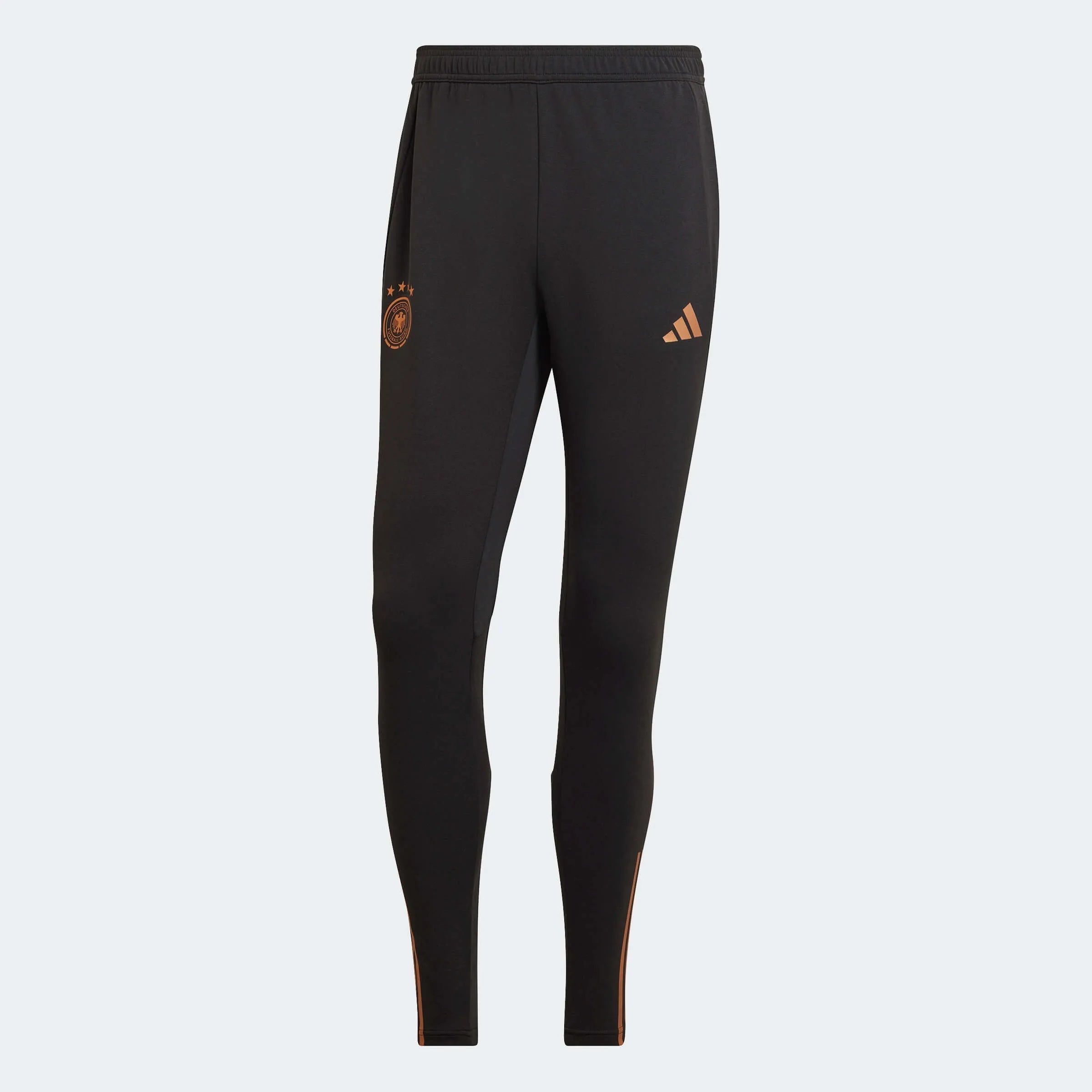 adidas 2022-23 Germany Training Pants - Black (Front)