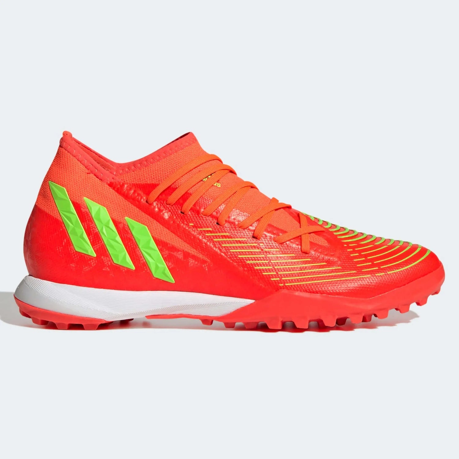 adidas Predator Edge .3 Turf - Solar Red-Solar Green  (Side 1)