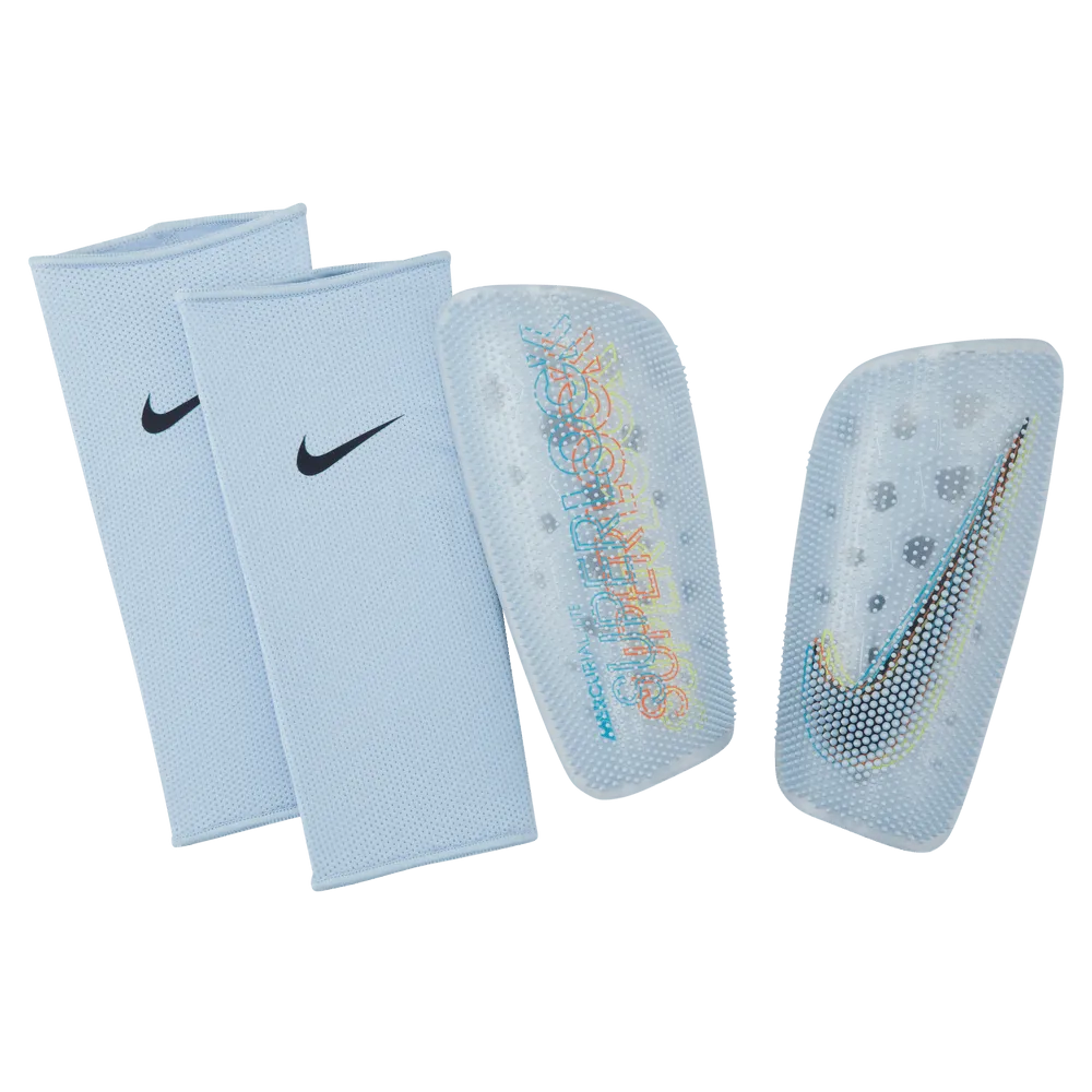 Nike Mercurial Lite Superlock Shin Guard - Light Marine-Blackened Blue (Set)