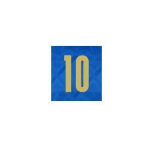 Italy 2020/21 Home Insigne #10 Jersey Name Set (Front Number)
