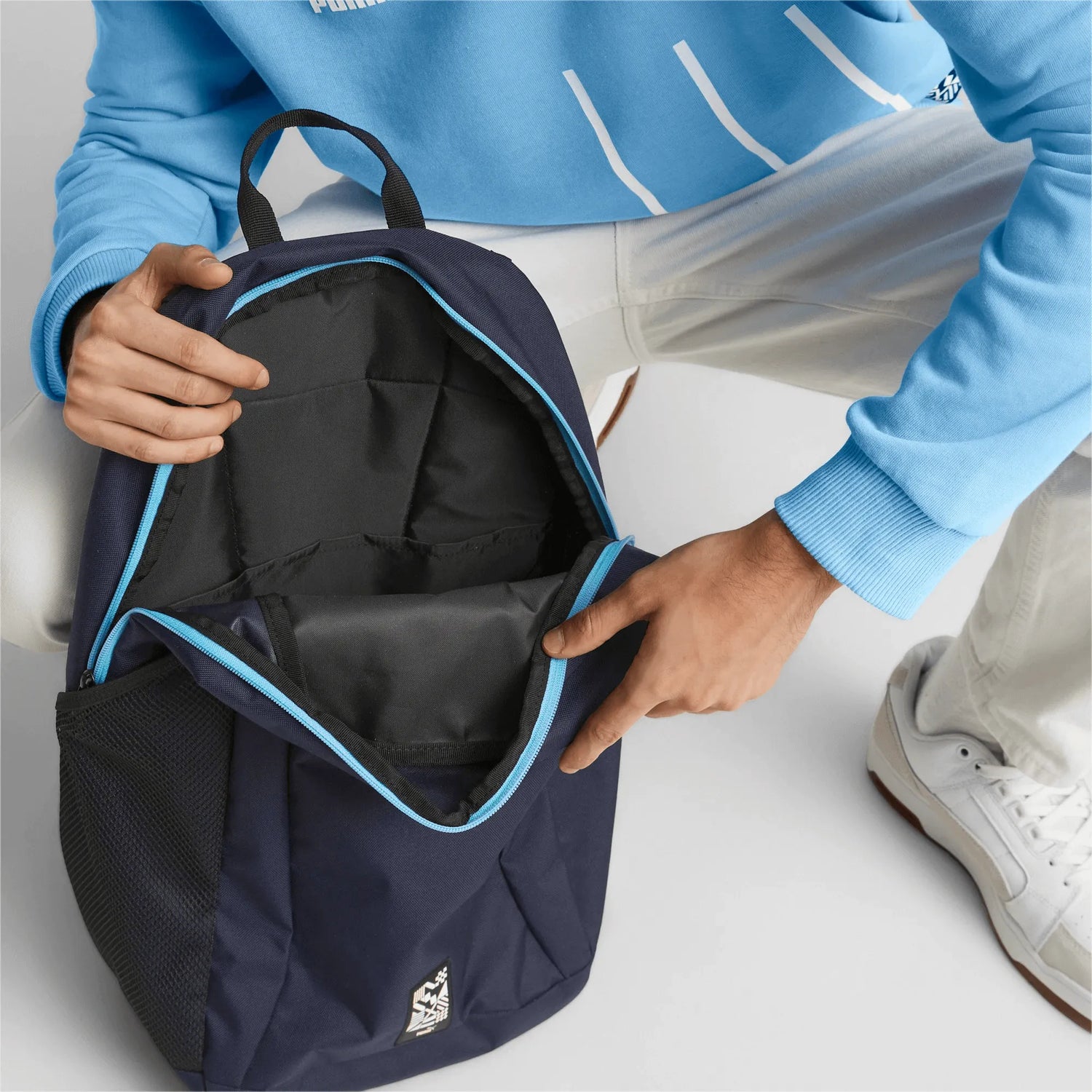 Puma Manchester City 2022-23 Culture Backpack Sky Blue Navy-Sky (Detail 1)