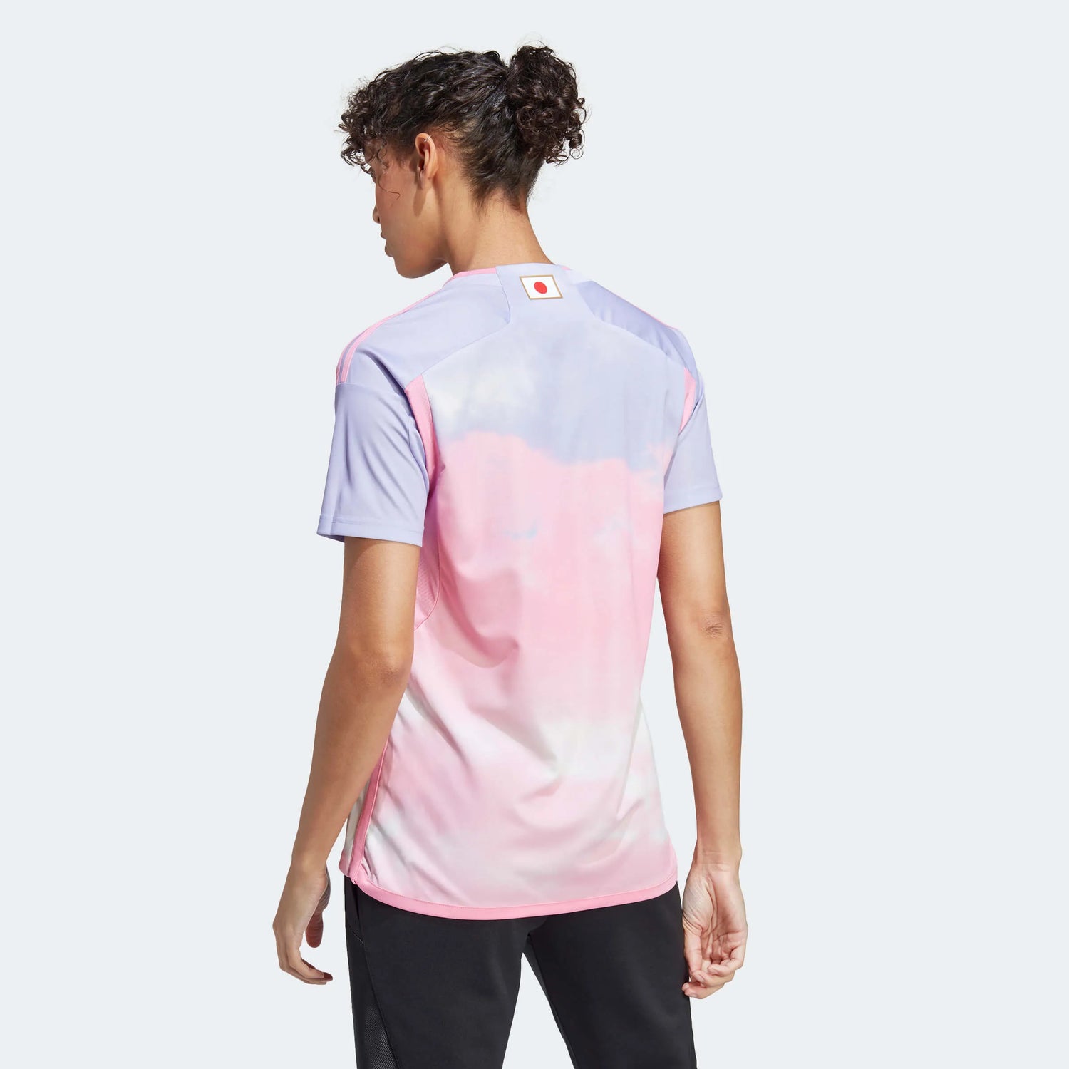 adidas 2023-24 Japan Womens Away - Glow Purple (Model - Back)
