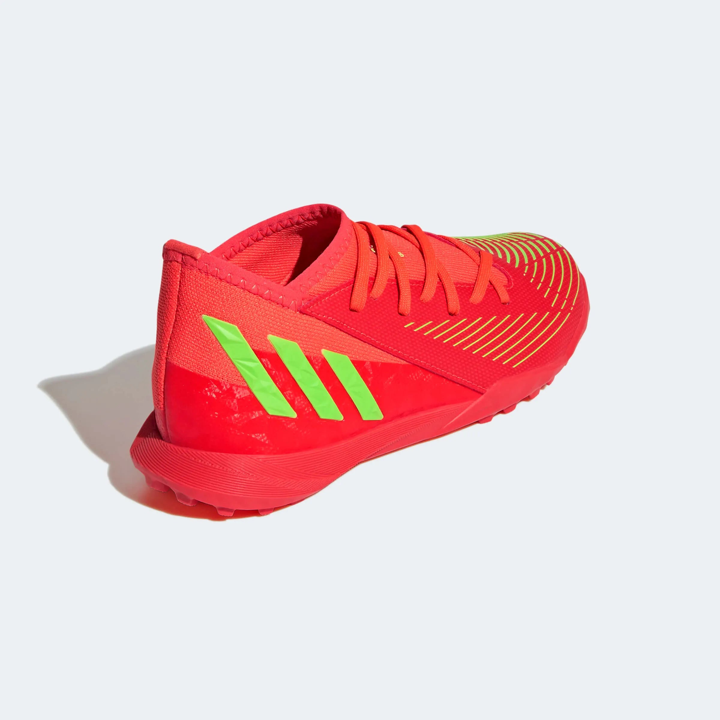 adidas JR Predator Edge .3 Turf - Solar Red-Solar Green (Diagonal 2)