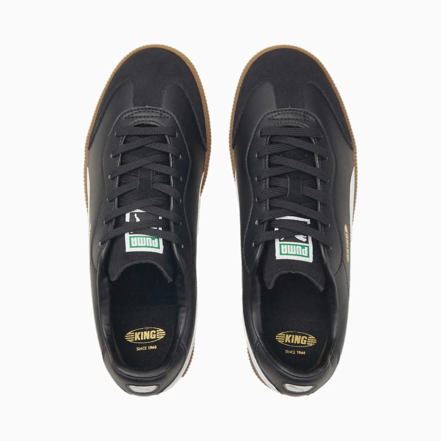 Puma King 21 Indoor - Black-White (Pair - Top)