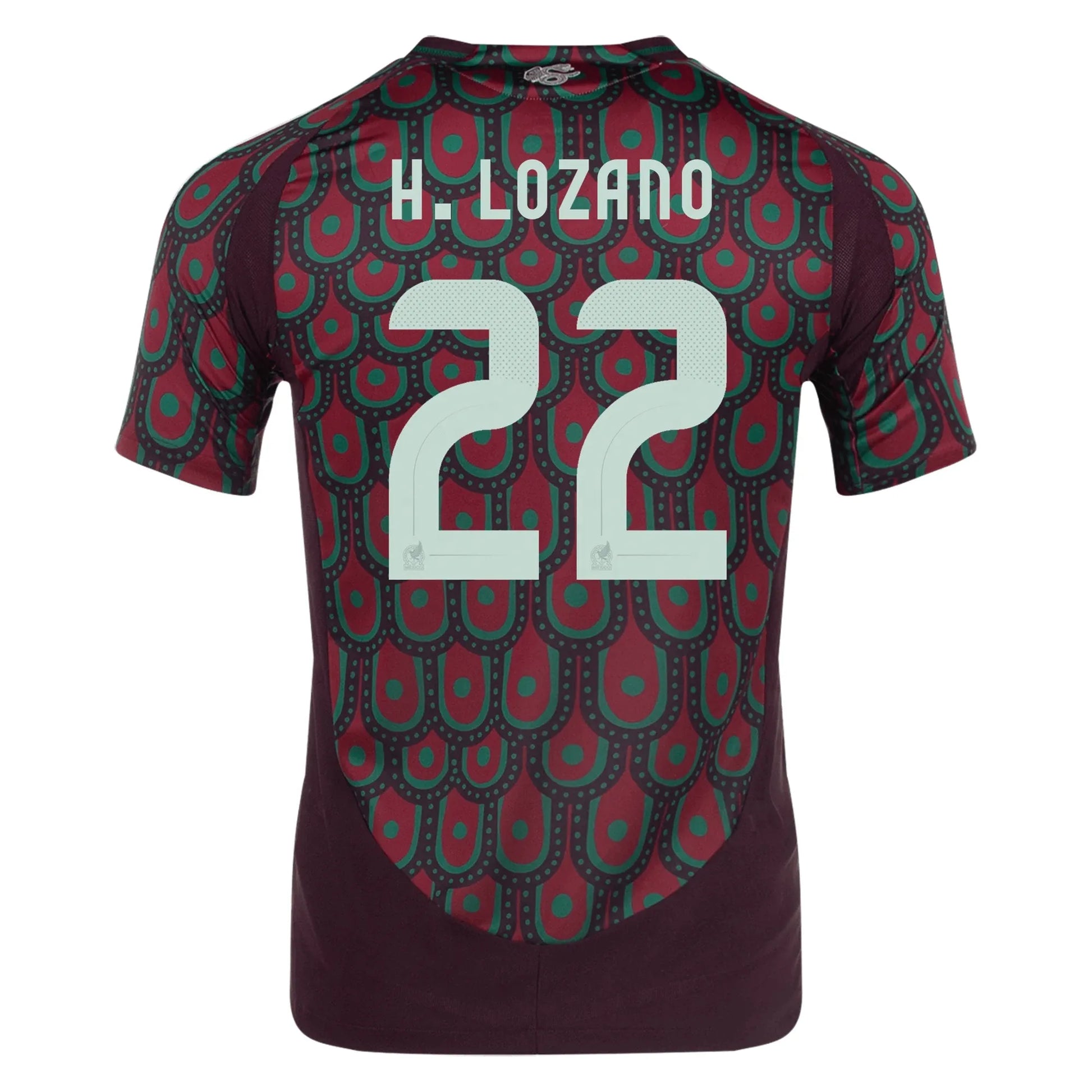 adidas 2024-25 Mexico Men's Authentic Home Jersey (H. Lozano)