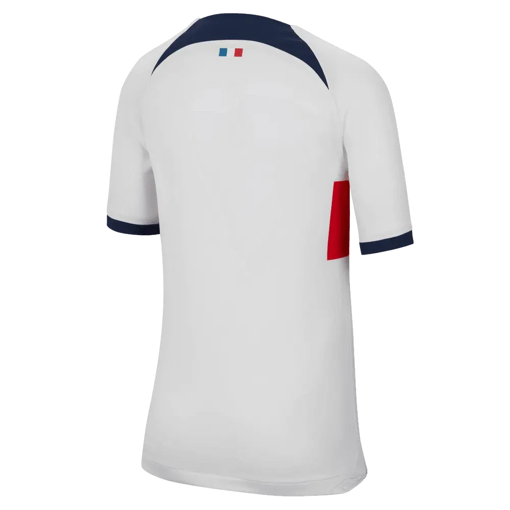 Nike 2023-24 PSG Youth Stadium Away Jersey (Back)