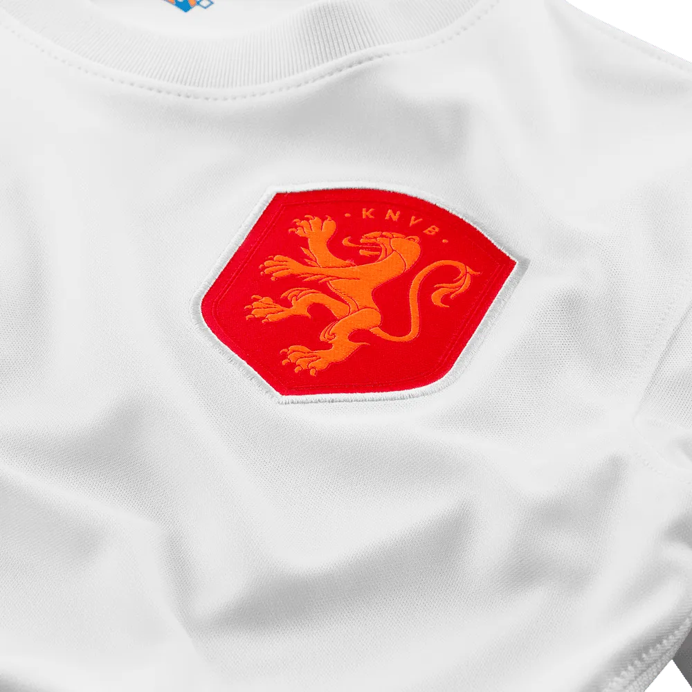 Nike Netherlands Women's EC22 Away Jersey - White-Soar (Detail 3)