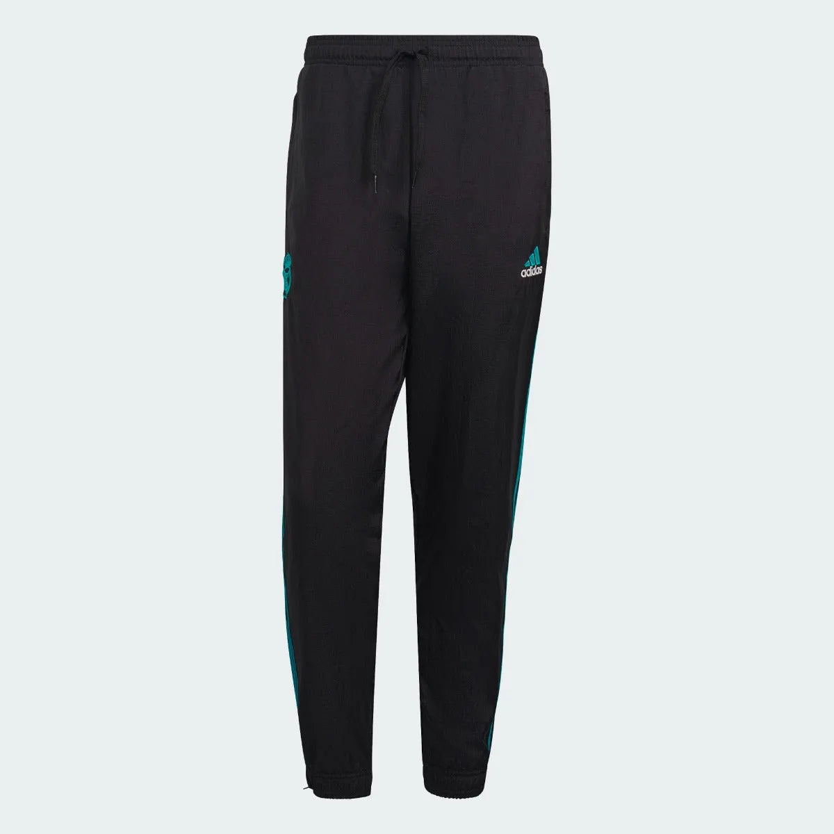 Adidas 2021-22 Real Madrid Icon Woven Pants - Black (Front)
