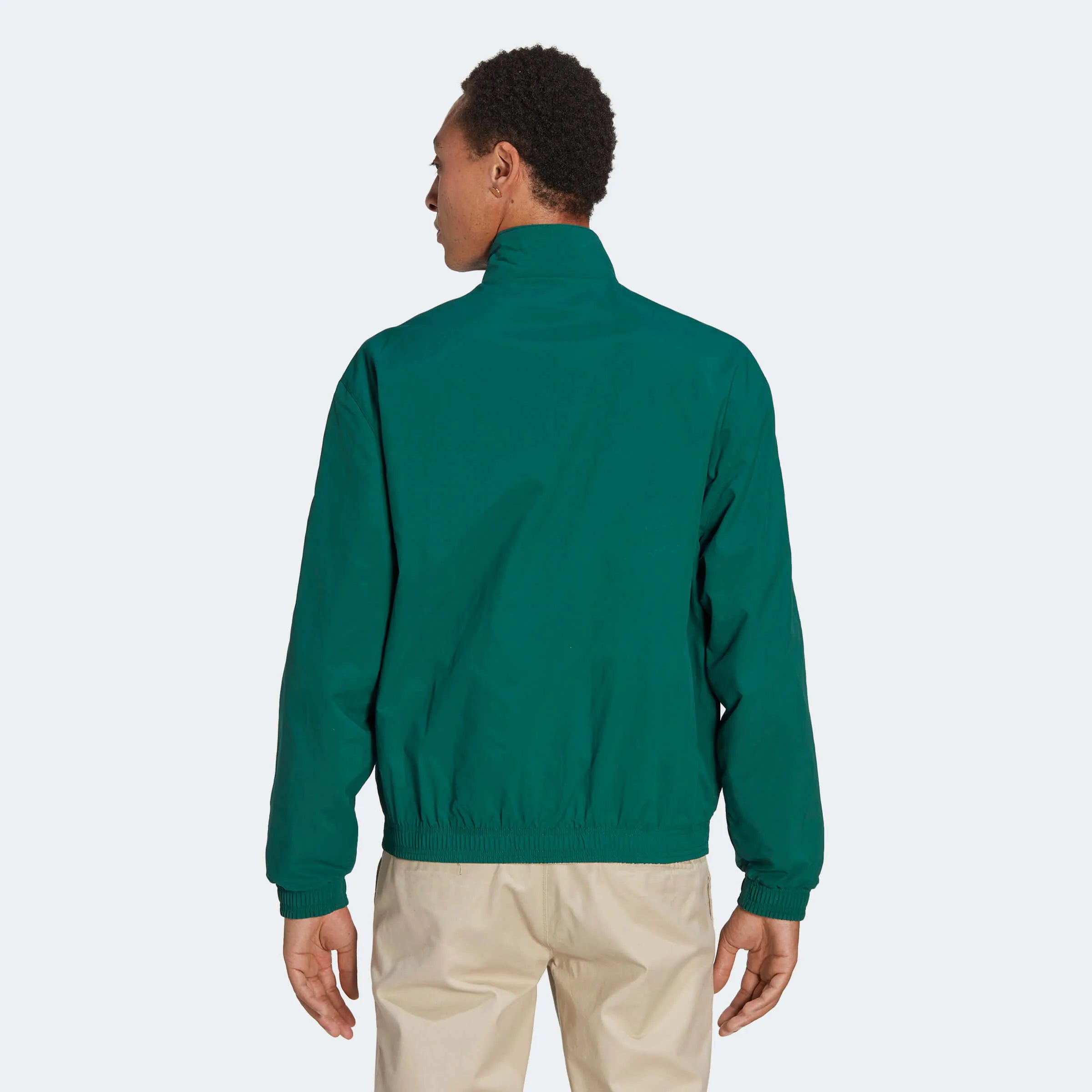 adidas 2022-23 Mexico Anthem Jacket Green Green-White (Model - Back)