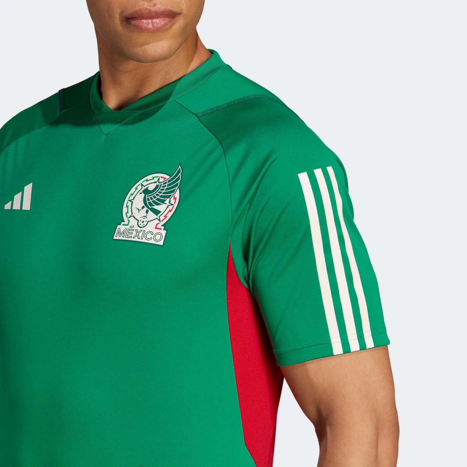 adidas 2022-23 Mexico Training Jersey - Green (Detail 1)