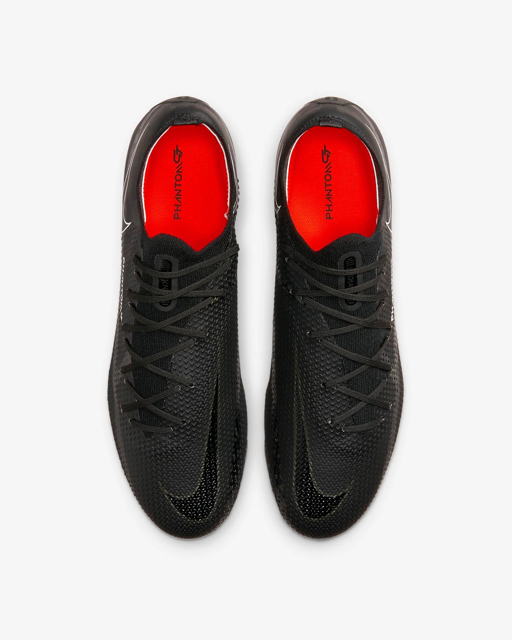 Nike Phantom GT2 Pro FG - Black-Smoke Grey (Pair - Top)