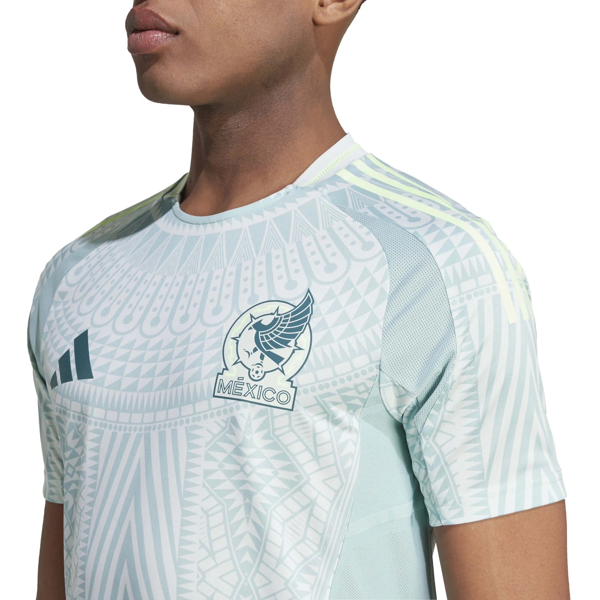 adidas 2024-25 Mexico Men's Authentic Away Jersey (Detail 1)