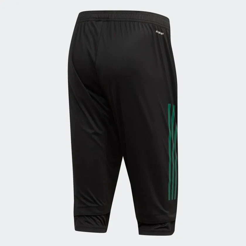adidas 2020-21 Mexico Three-Quarter Pants - Black-Maroon