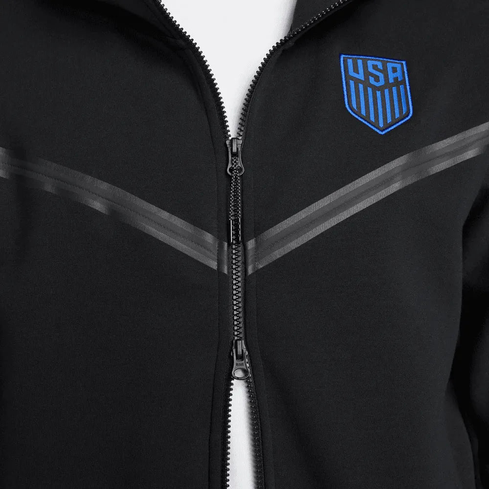 Nike 2022-23 USA Full-Zip Tech Fleece Hoodie (Detail 2)