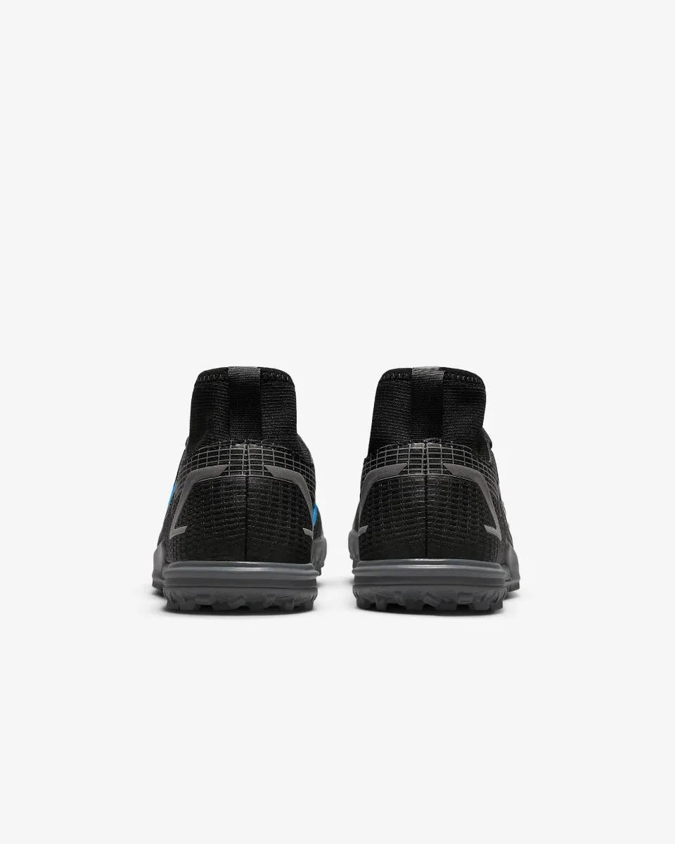 Nike JR Superfly 8 Academy TF - Black-Blue (Pair - Back)