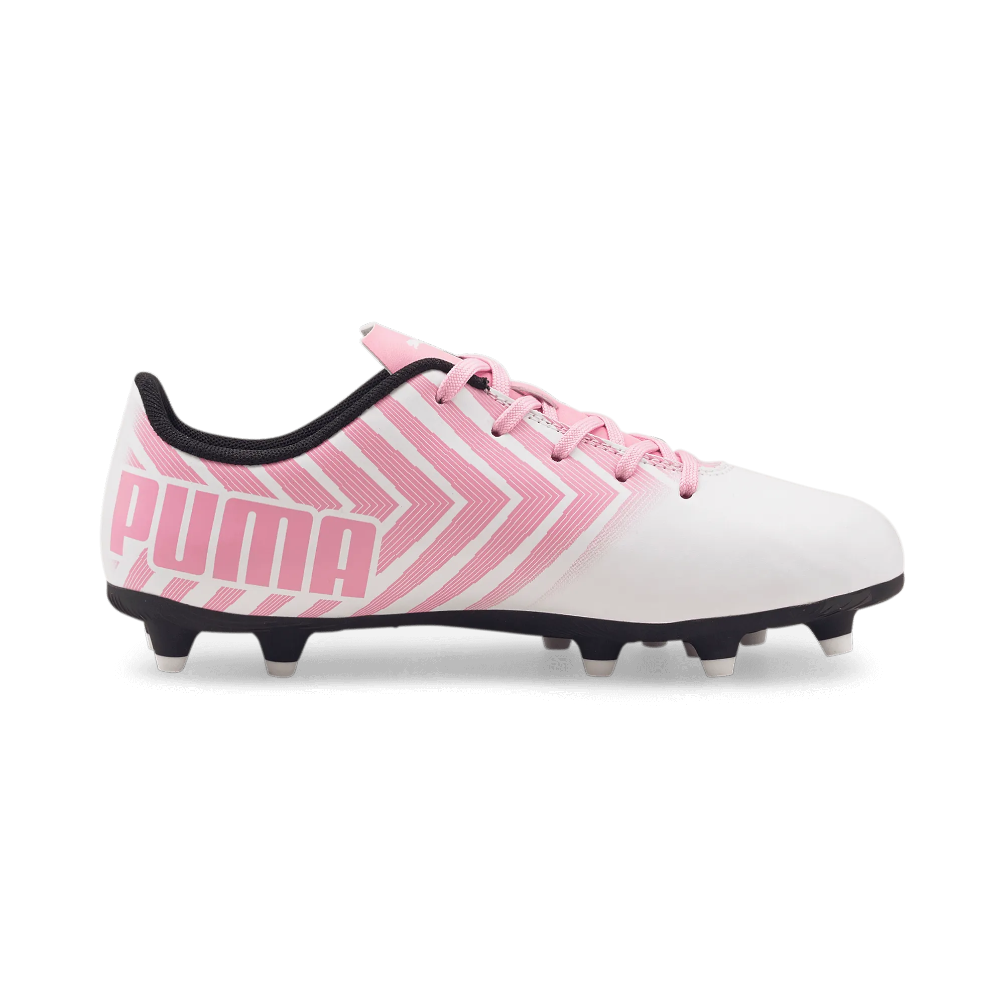 Puma Kids Tacto II FG-AG - White-Pink (Side 2)