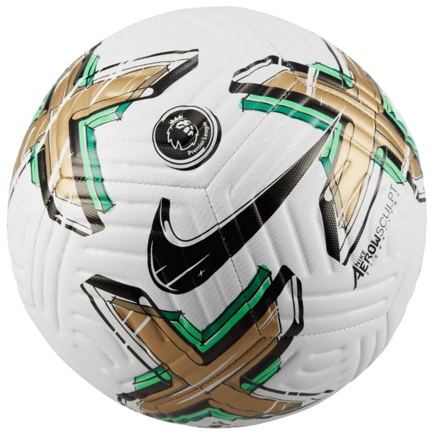 Nike 2022-23 EPL Academy Ball - White - Gold - Green (Front)