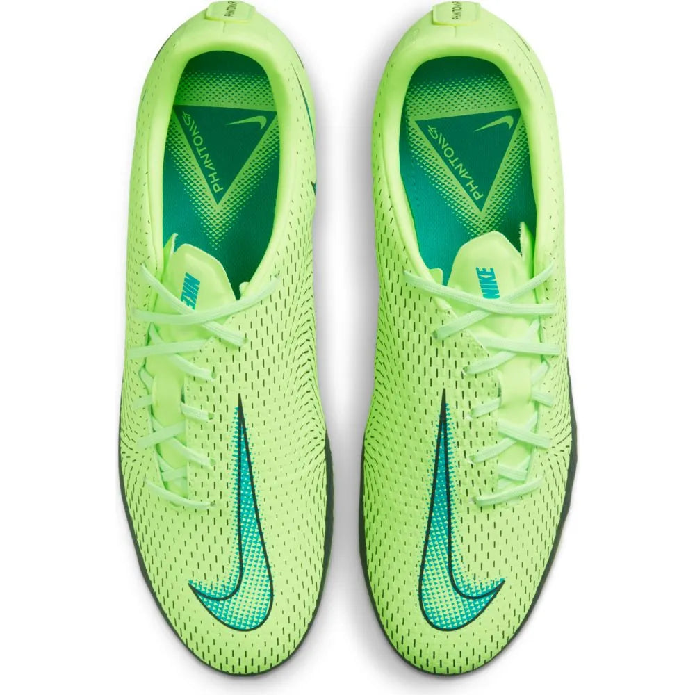 Nike Phantom GT Academy FG-MG - Lime Glow-Aquamarine (Pair - Top)