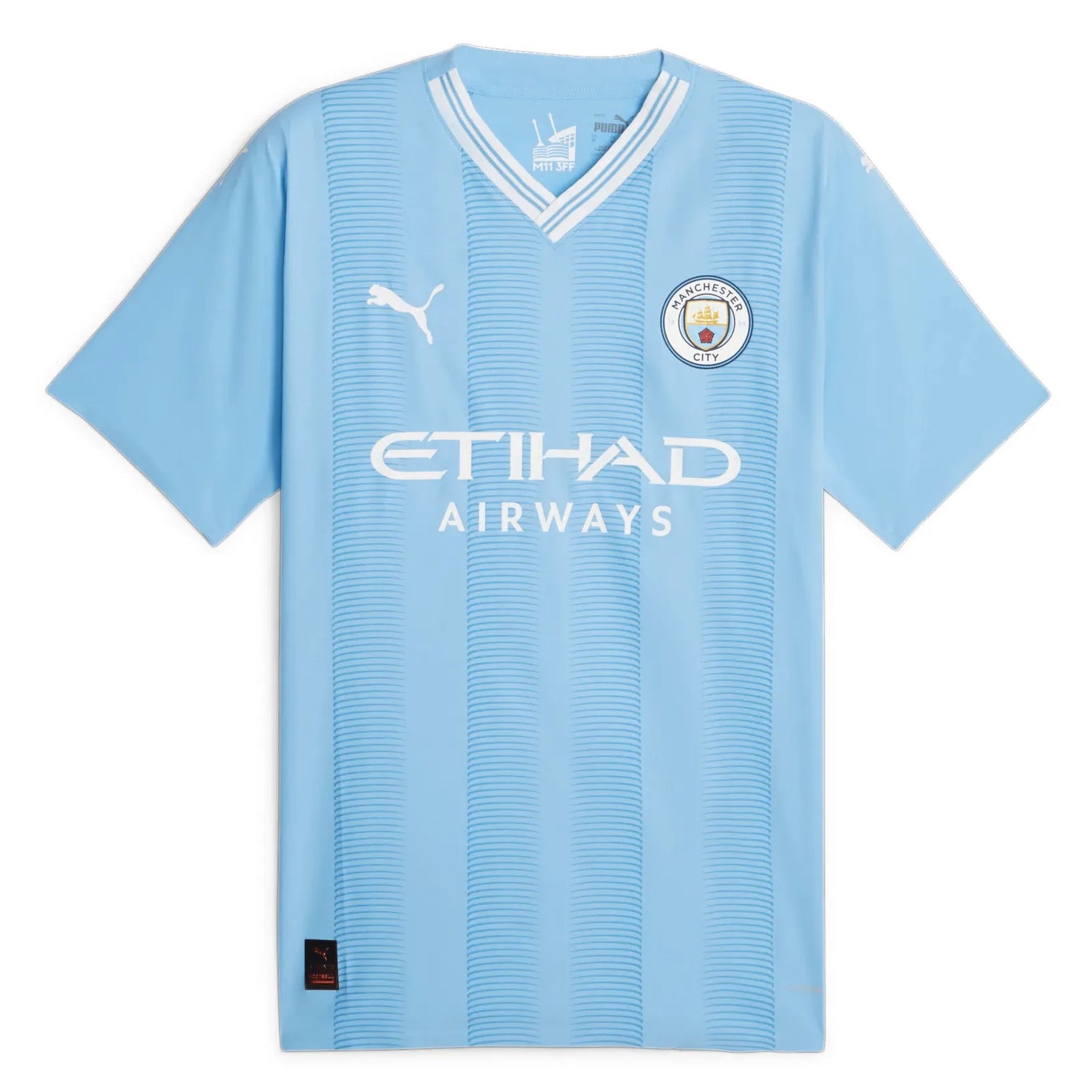 Puma 2023-24 Manchester City Men's Authentic Match Home Jersey (Front)