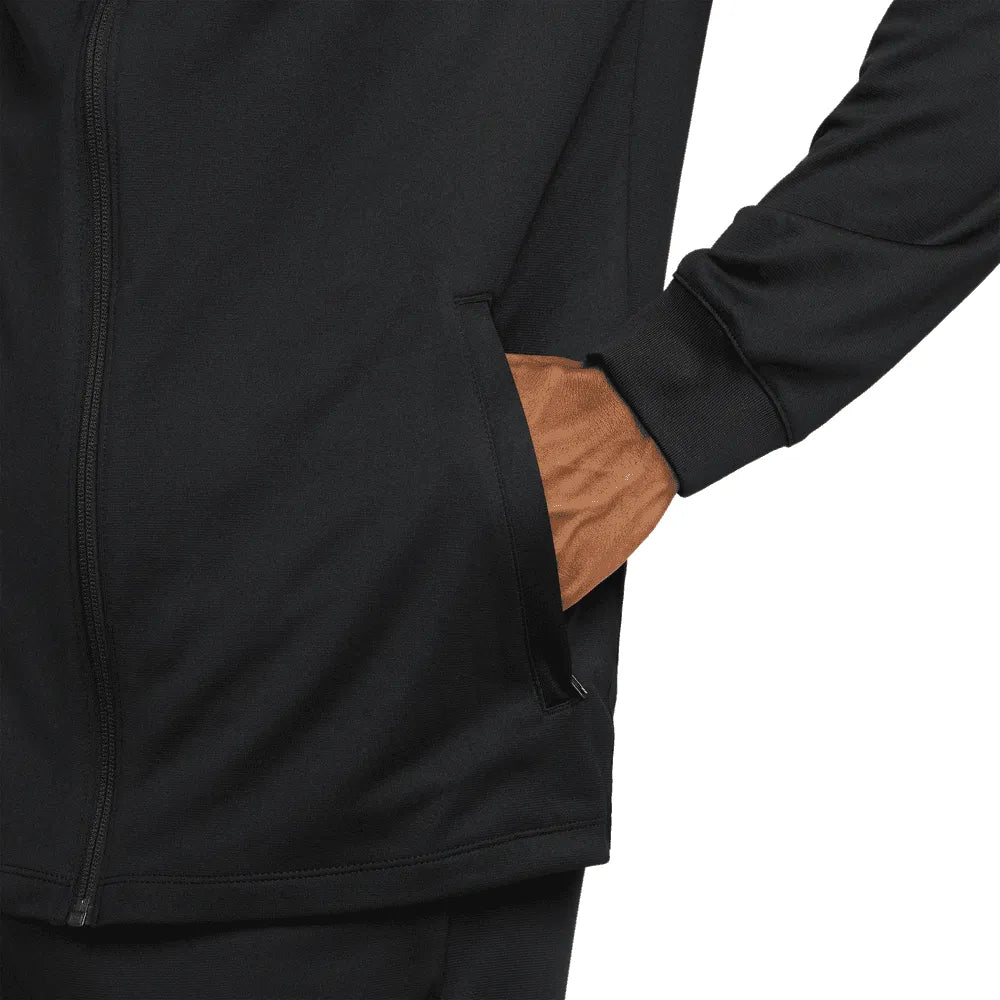 Nike 2022-23 Tottenham Strike Track Jacket - Black-Volt (Detail 2)