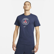 Nike 2022-23 PSG Crest Tee - Navy (Model - Front)