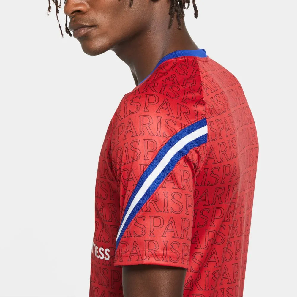Nike 2020-21 PSG Dri-Fit Training Top - Red-Blue