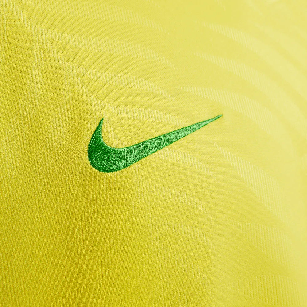 Nike 2023-24 Brazil Women's (Men's Cut) Stadium Home Jersey (Detail 3)