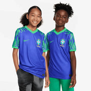 Nike 2023-24 Brazil Women's WC22 Youth Stadium Away Jersey (Models - Front)