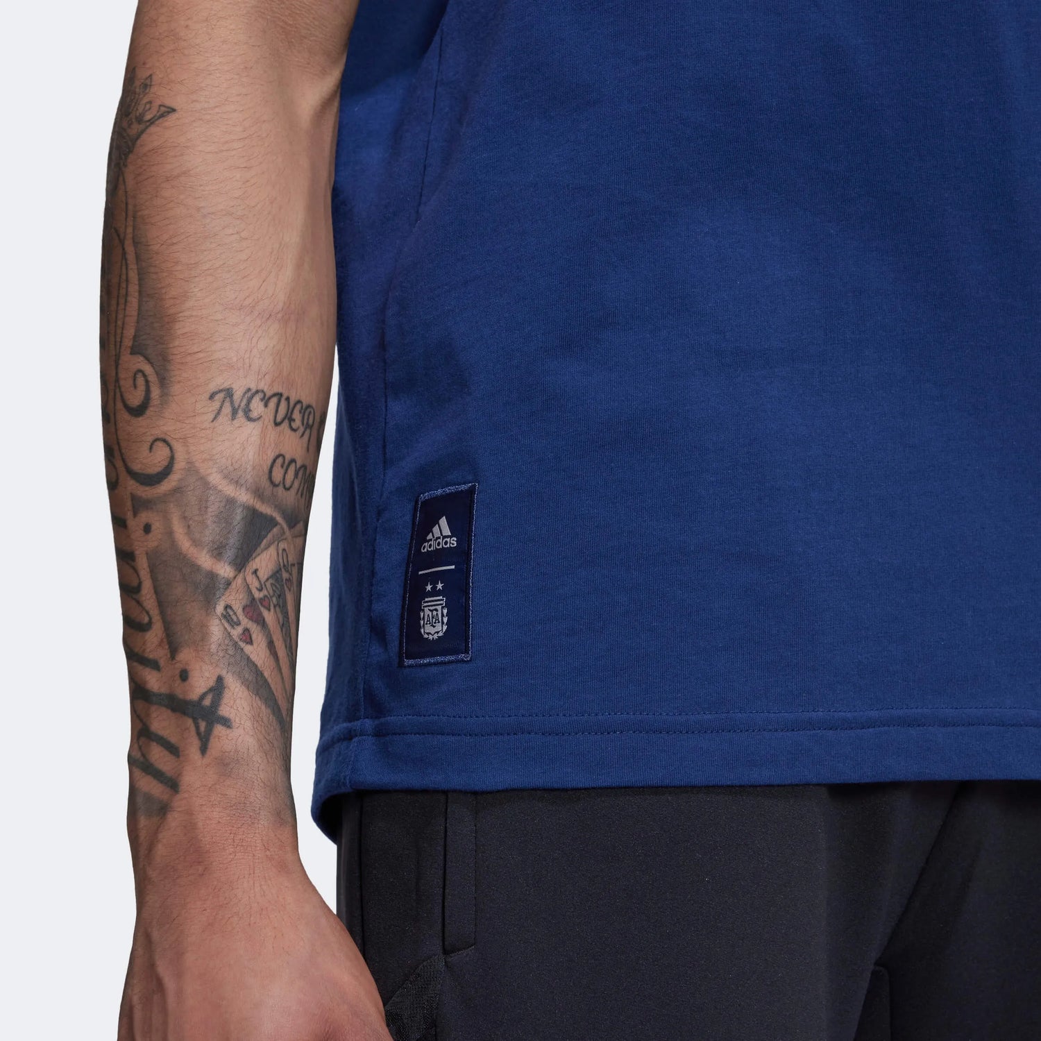 Adidas 2022-23 Argentina Graphic Tee Night Indigo (Detail 2)