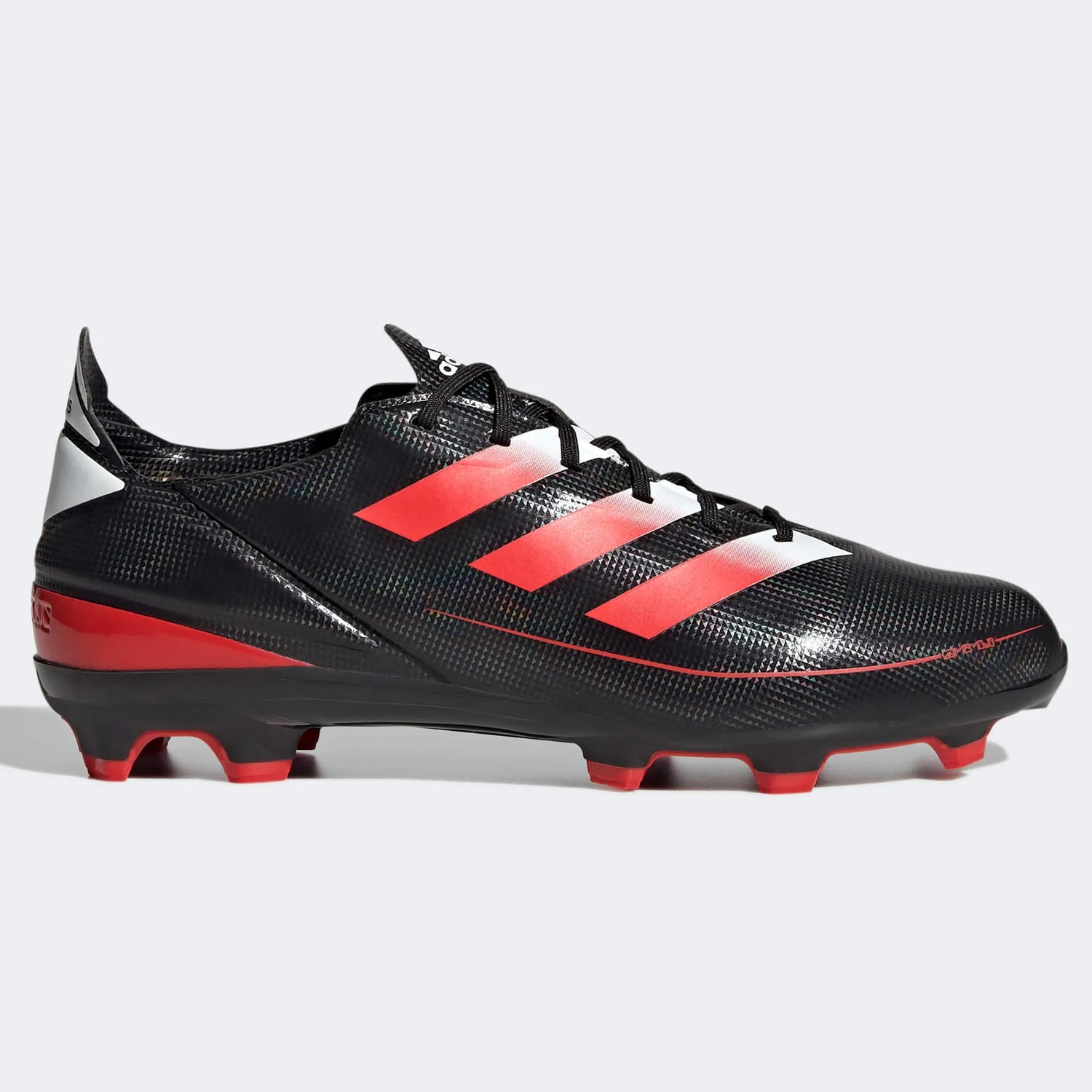 adidas JR GameMode FG - Black-Red (Side 1)