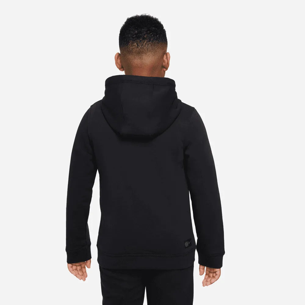 Nike 2022-23 Chelsea Youth Club Fleece Full-Zip Hoodie (Model - Back)