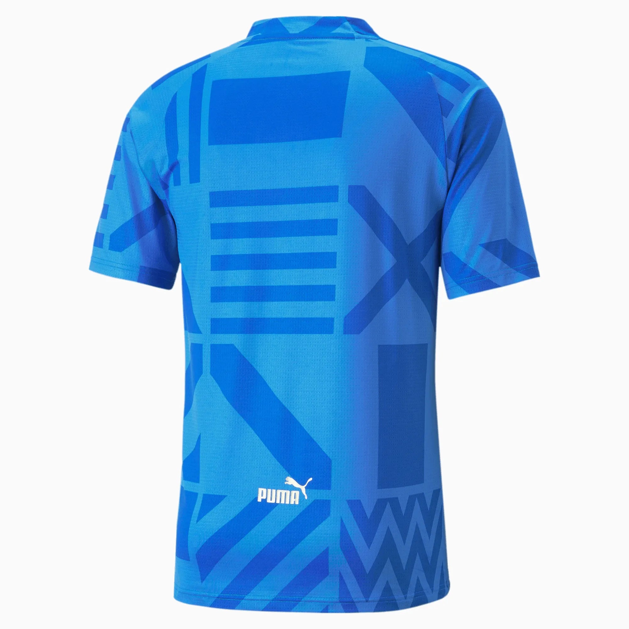 Puma 2022-23 Italy Pre-Match Jersey - Blue (Back)
