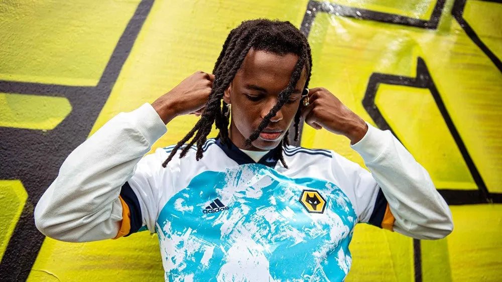 Adidas 2020-21 Wolverhampton Away Jersey - White-Bright Cyan