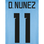 Uruguay 2022-23 Home Away  D. Nunez #11 Jersey Name Set (Back)