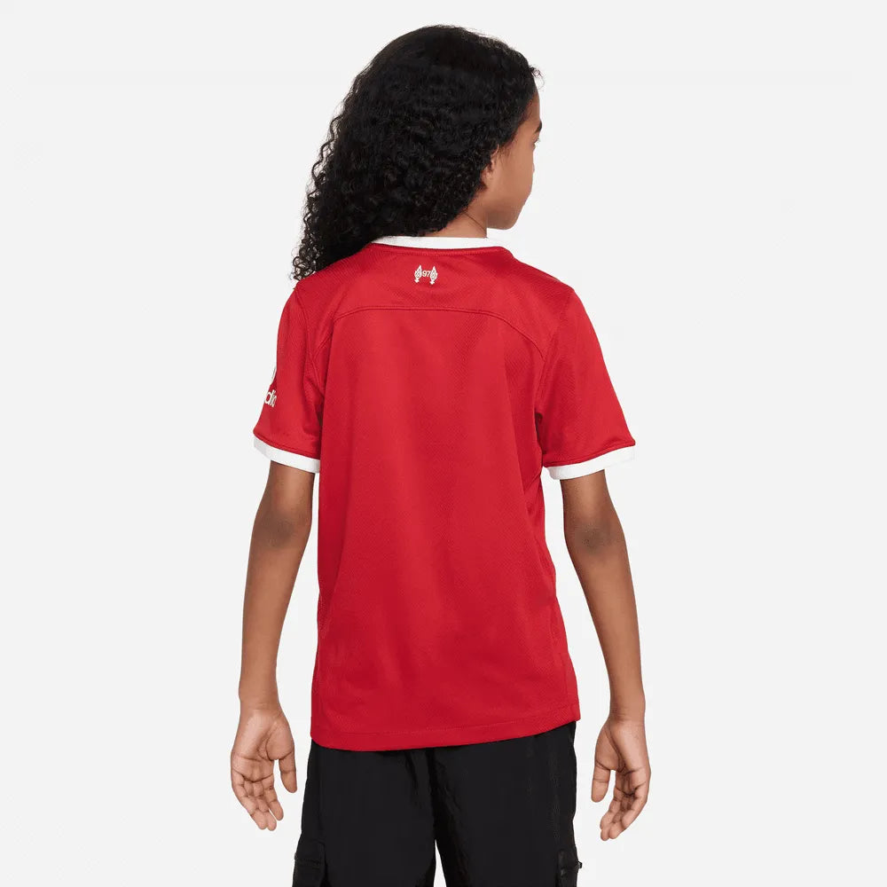 Nike 2023-24 Liverpool Youth Stadium Home Jersey (Model - Back)