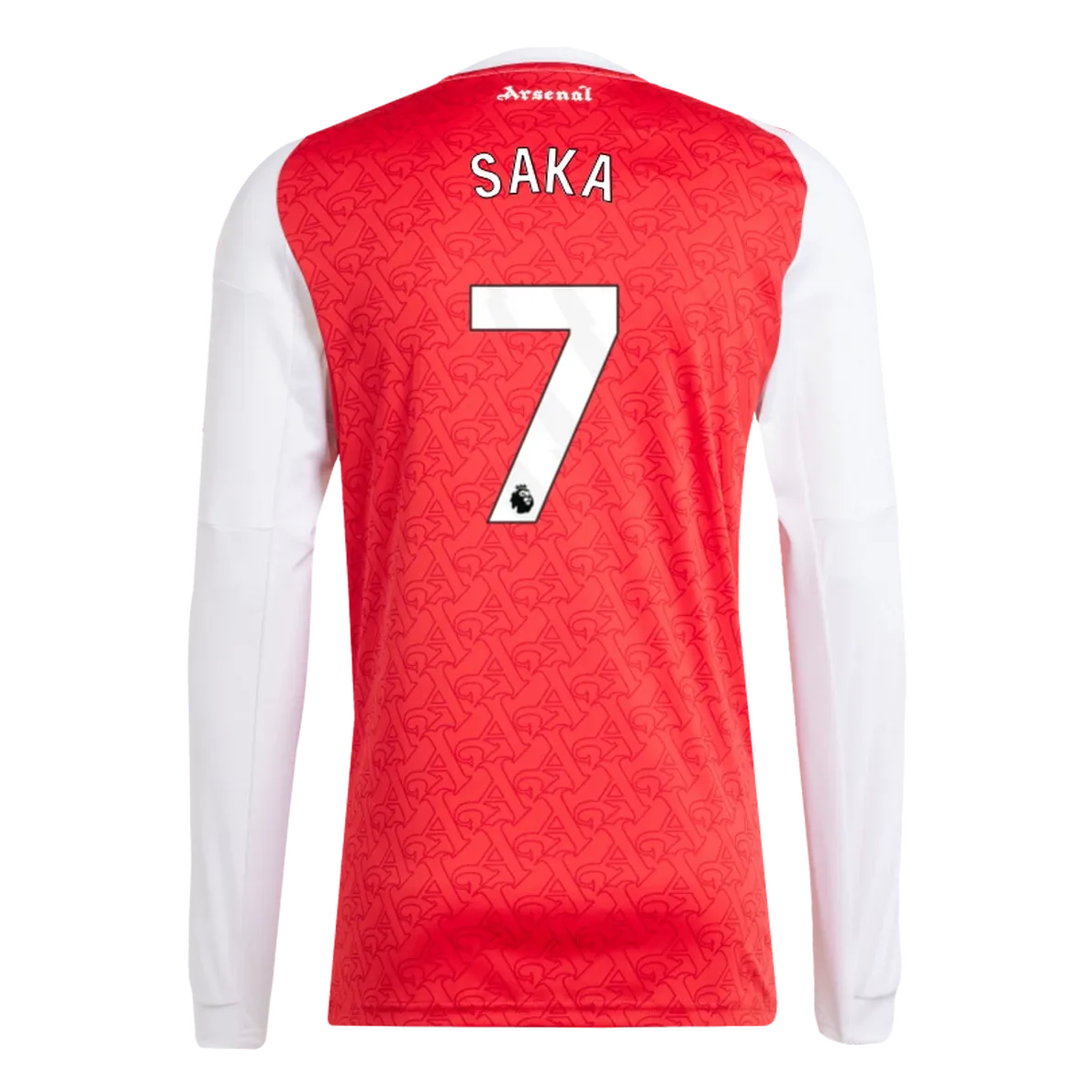 adidas 2025-26 Arsenal Men's Stadium Home Long-Sleeve Soccer Jersey (Saka)
