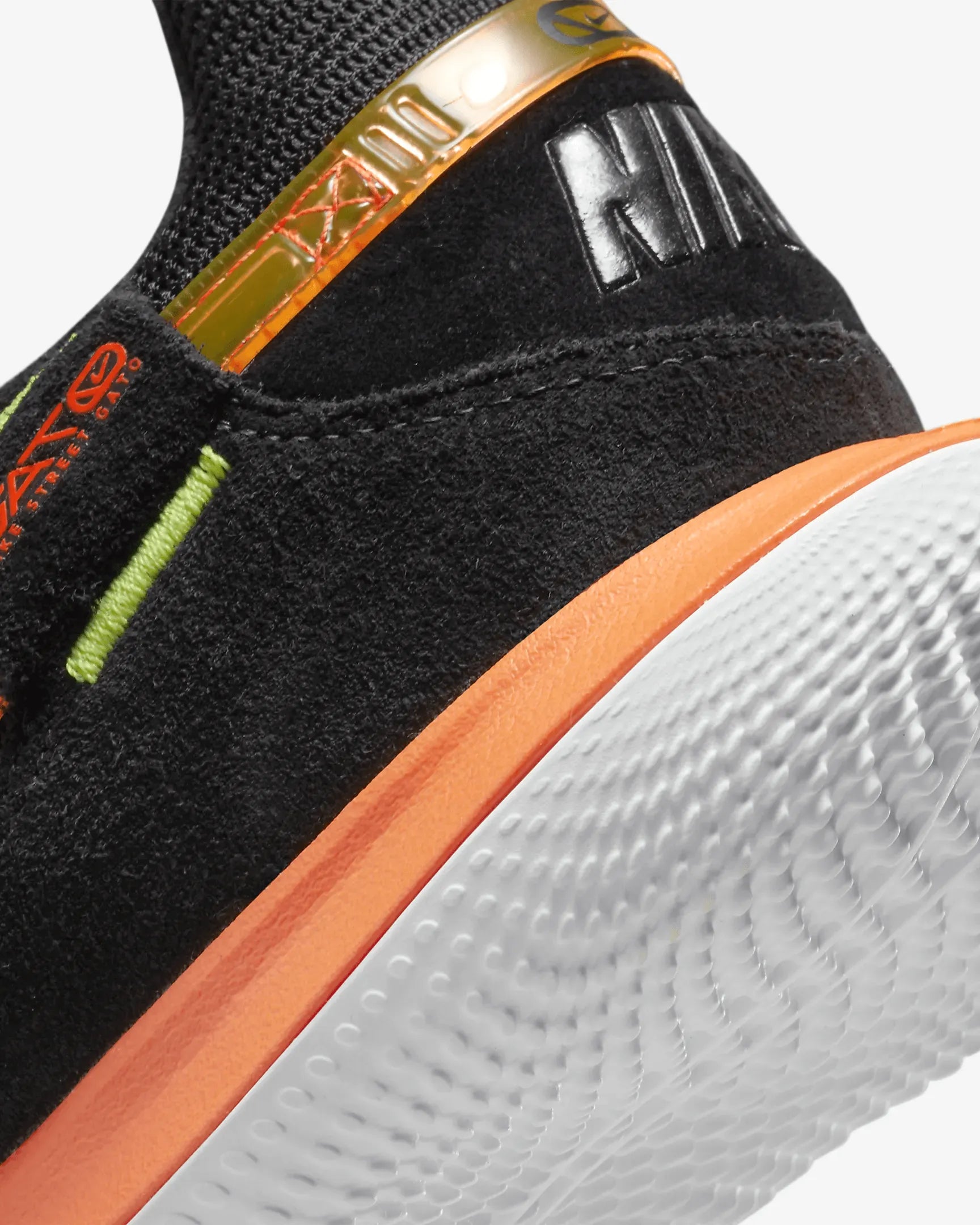 Nike Streetgato Indoor - Black-Total Orange (Detail 2)