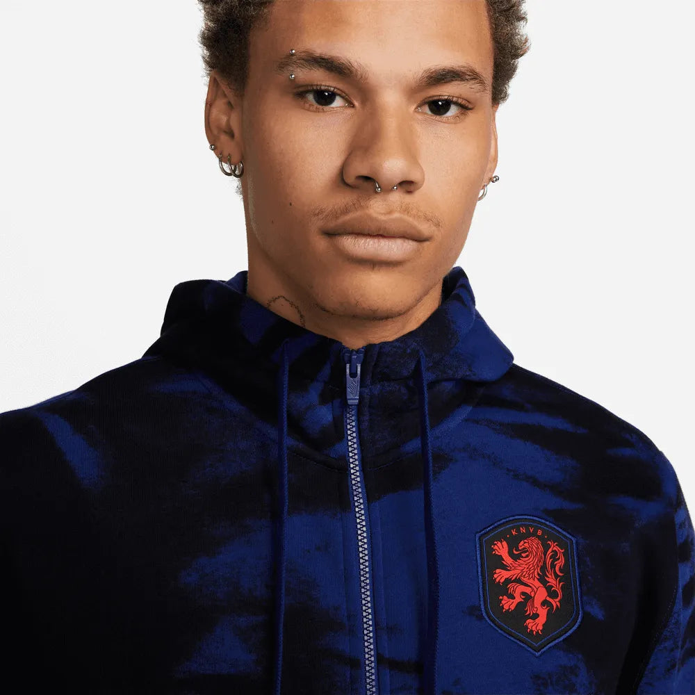 Nike 2022-23 Netherlands Fleece Full-Zip Hoodie (Detail 1)