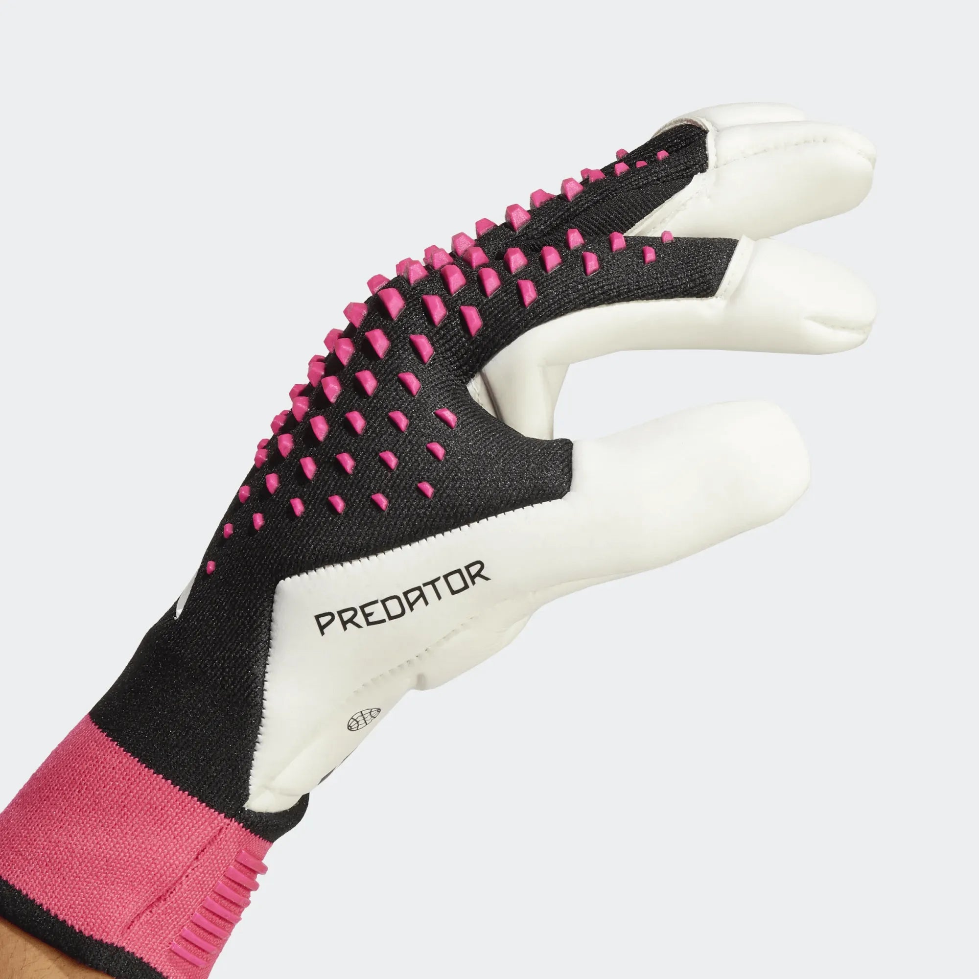 adidas Predator GL Pro Hybrid Goalkeeper Gloves - Black-Pink-White (Single - Side)