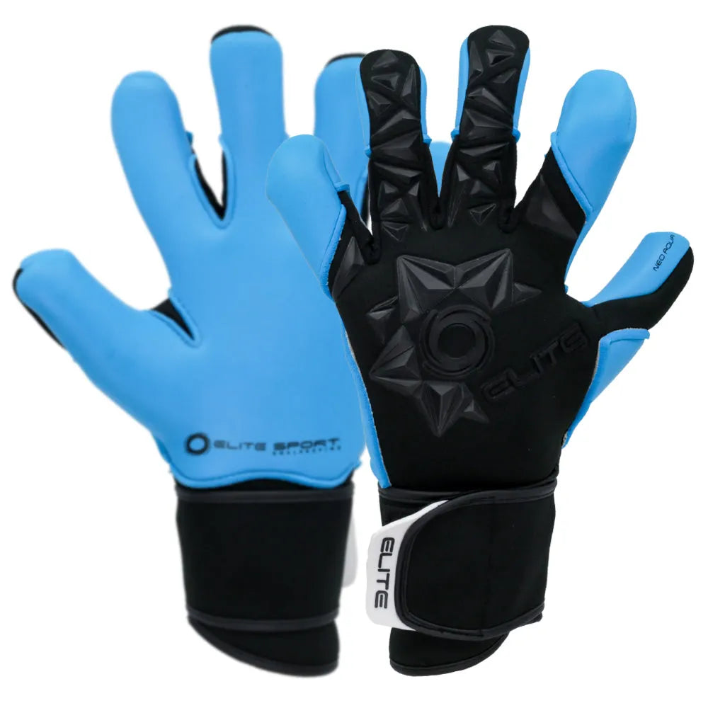 Elite Sport Elite 2019 Neo Aqua Gloves - Black-Blue