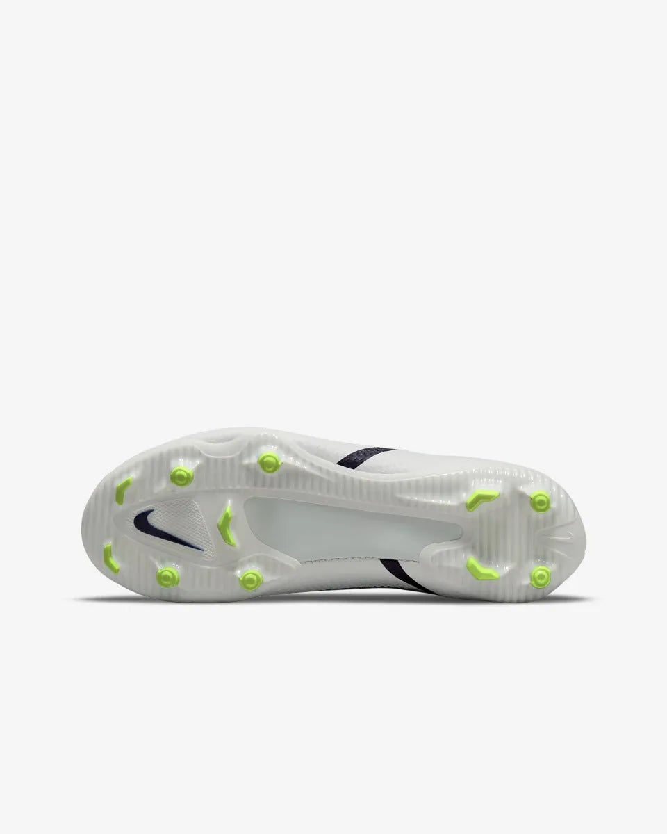 Nike JR Phantom GT2 Academy DF FG-MG - Sapphire-Volt-Grey (Bottom)