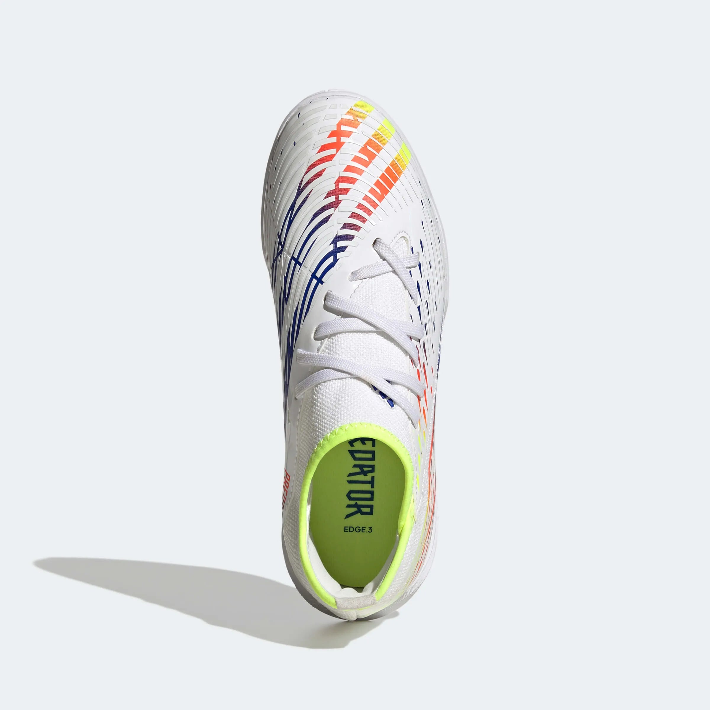 adidas Jr Predator Edge.3 Indoor J - White-Yellow-Blue (Top)