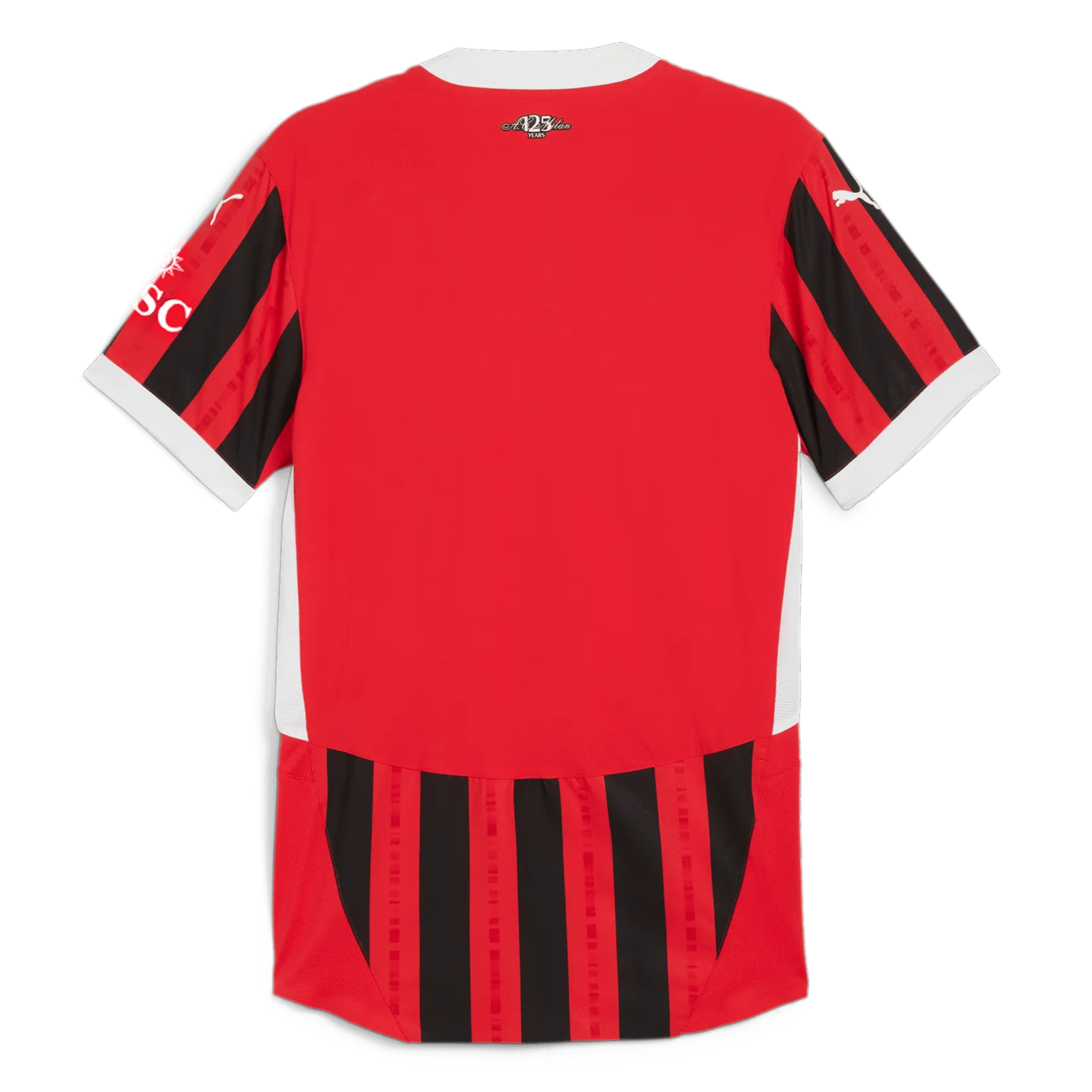 Puma 2024-25 AC Milian Men's Authentic Home Jersey (Back)
